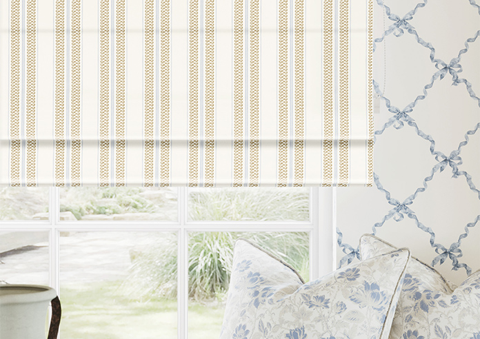 Noble Stripe, Rye - Roman Blind - Image 5